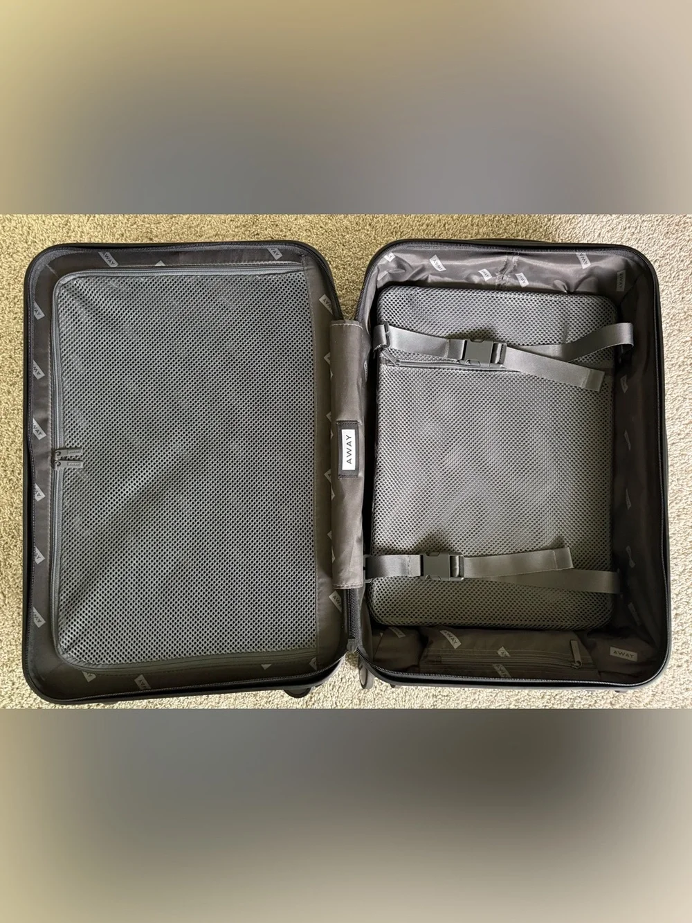 Away Hard Shell Carry-On Luggage in Coast Blue